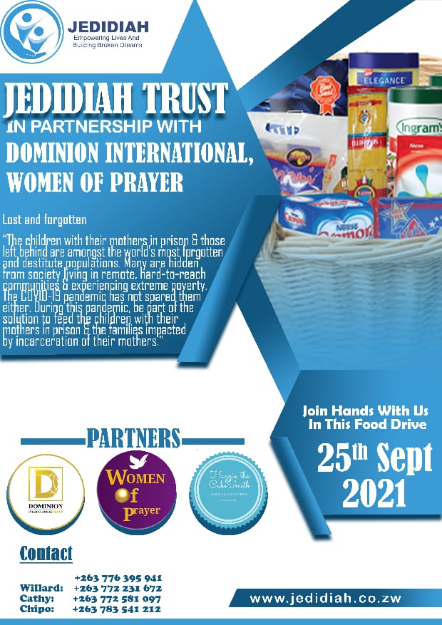 Jedidiah Trust in Food Drive for Prison Inmates’ Children