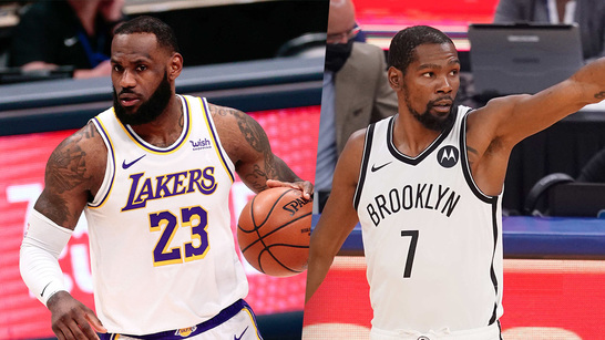 Lakers’ James and Nets’ Durant named Starters and Captains for 2021 NBA All-Star Game