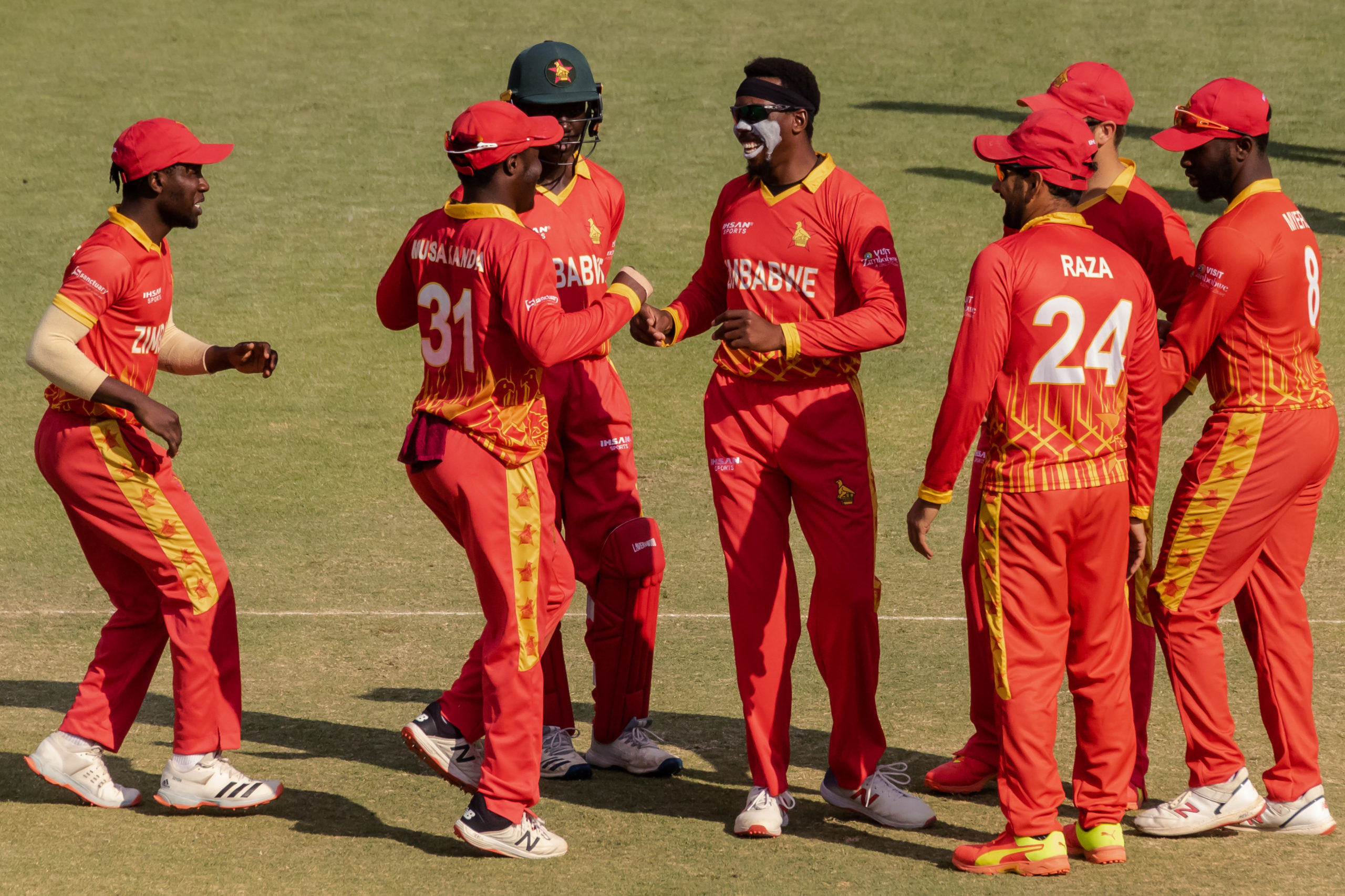 Madhevere, Masakadza star as Zimbabwe level T20I series