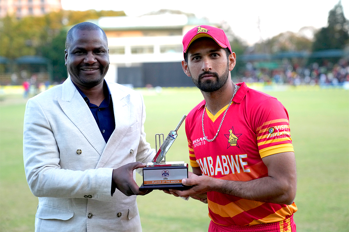 Raza, Chakabva centuries power Zimbabwe to ODI series victory