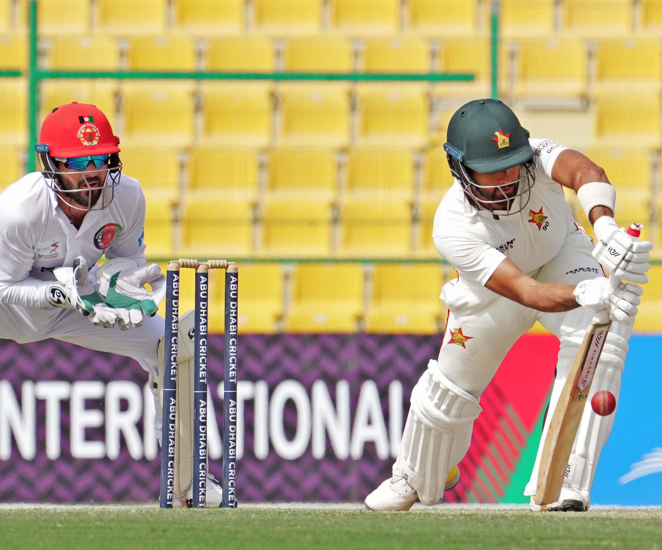 Raza, Masvaure hit fifties but Zimbabwe fail to avert follow-on