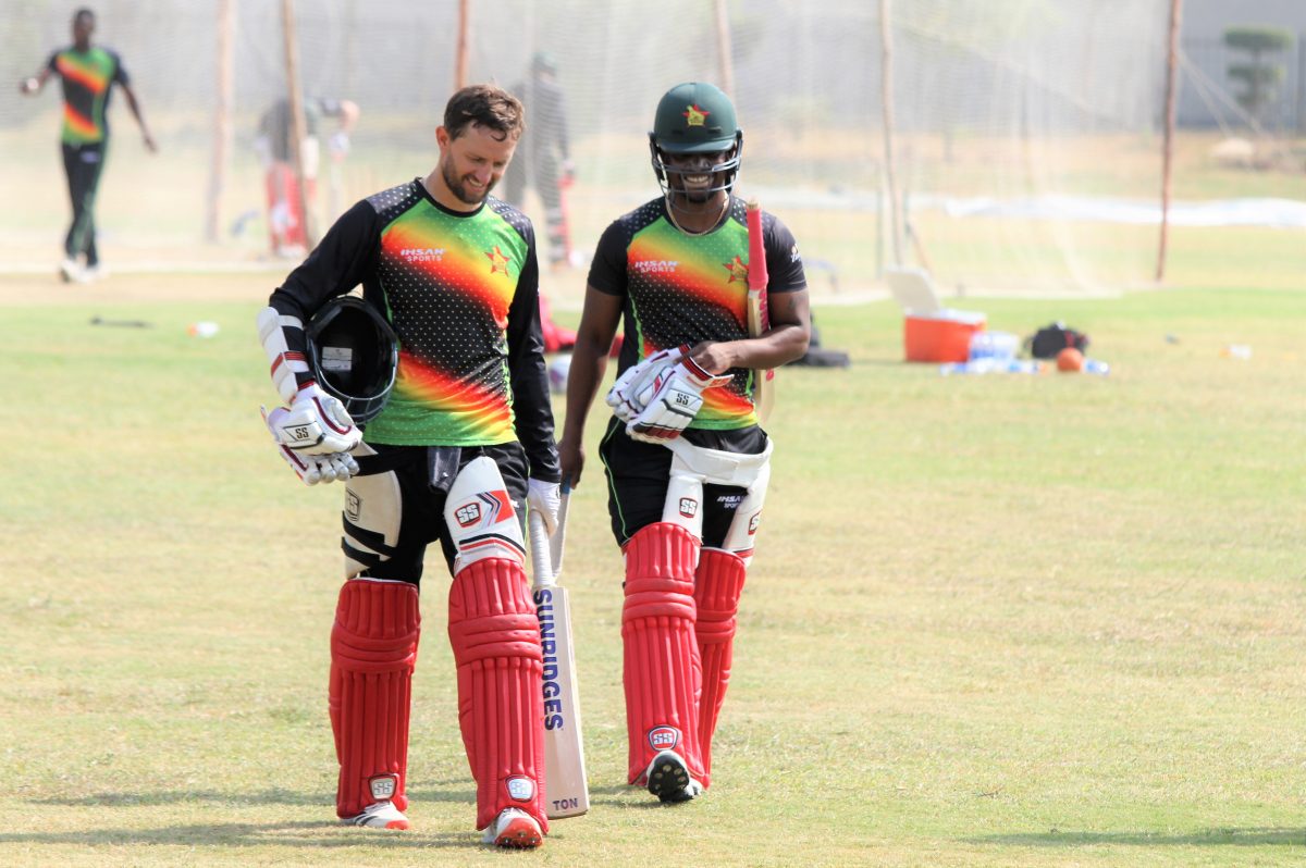 Zimbabwe hold first practice session in Pakistan